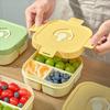 Ланч-бокс с отделениями, герметичный, пластиковый, для фруктового салата, контейнер для обеда, можно греть в микроволновой печи, контейнер для хранения еды, для пикника