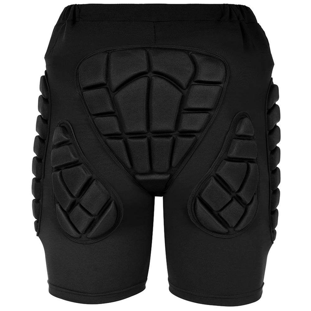 Unisex 3D Hip Protective Padded Shorts Anti-slip 0.6in Thick Skiing Hip Padded Shorts Breathable Drop Resistance Protective Gear
