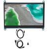 Touchscreen Monitor 7 Inch IPS Dual Speaker Type C 5 Points Capacitive Portable Monitor for RasPi 4