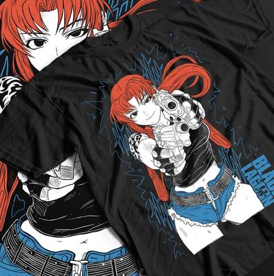 New Black Lagoon Revy Balalaika Tee, Manga Eda Waifu Unisex Shirt, Anime Graphic