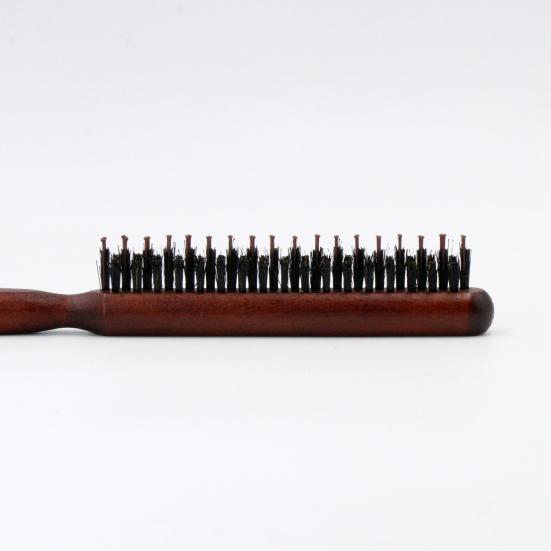 1/2Pcs Boar Bristle Teasing Hair Brush Wooden Long Handle Curl Fluffy Hair Rat Tail