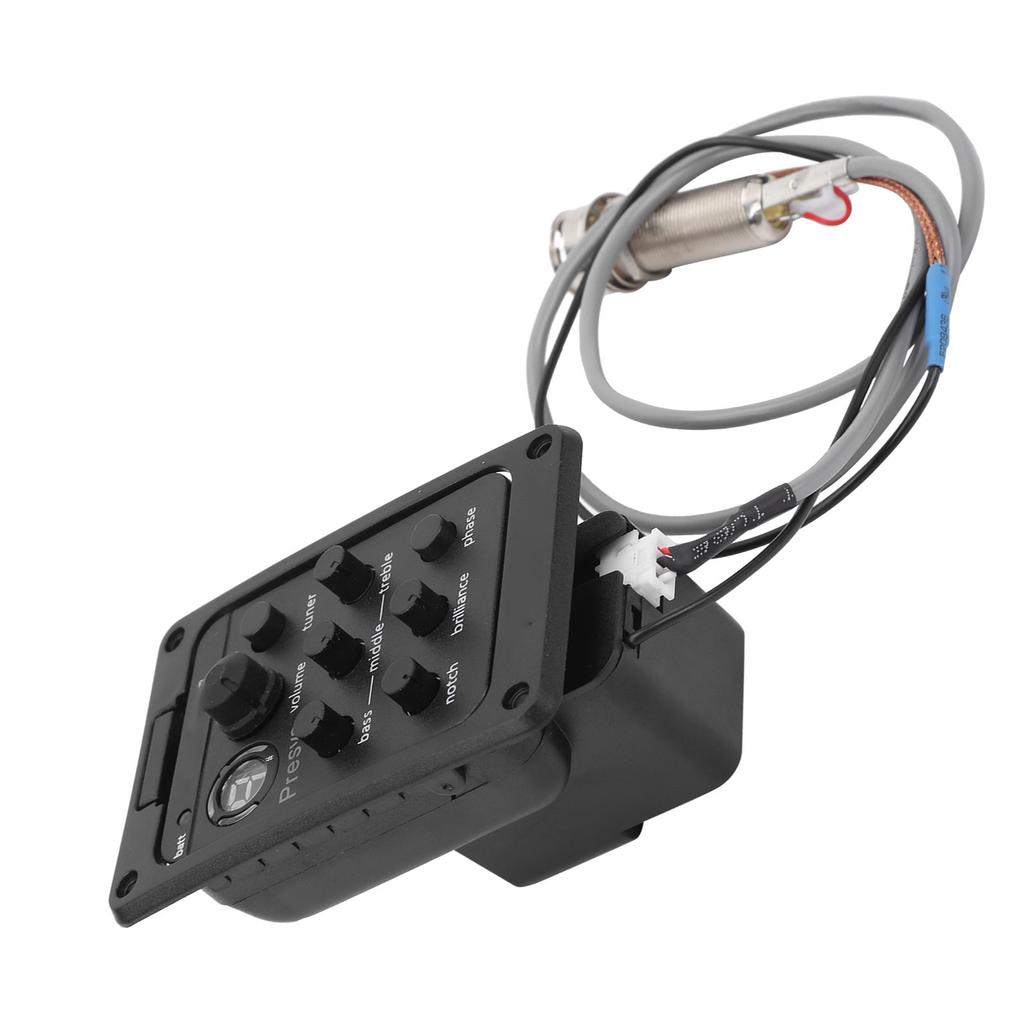 Guitar Tuner Equalizer Acoustic Piezo Pick Pickup Musical Instrument Accessories