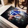 Football Player Goal Area Rug Suitable for Kitchen Dining Room Balcony Foyer Antislip Carpet Decorate Offices Perfect Gift for Friends & Family