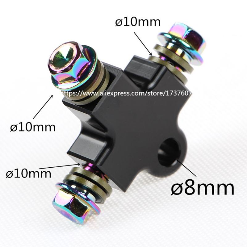 Hydraulic Brake Hose Pipe Tee Coupling Tee Fitting Tee Connector 3way Adapter For Motorcycle Dirt Pit Bike ATV Brake System