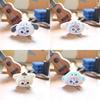 Charming Shark Cat Plush Keychain Coin Purse Fluffy Stuffed Animal Bag Accessory
