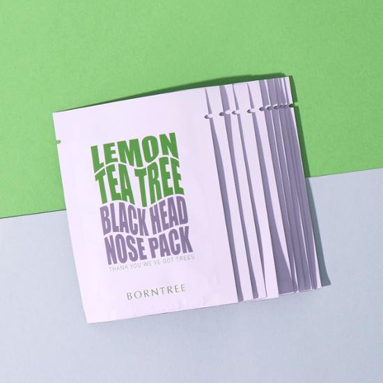 Маска для носа от черных точек BORNTREE Lemon Tea Tree Blackhead Nose Mask 10 упаковок