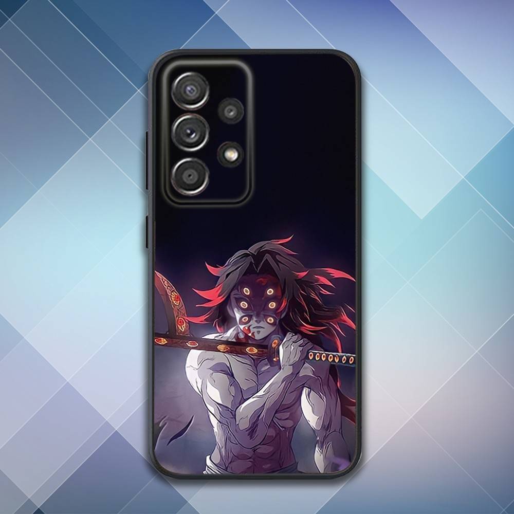 Demon K-Kokushibo Slayer Phone Case For Samsung S25,S24,S21,S22,S23,S30,Ultra,S20,Plus,Fe,Lite,Note,10,9,5G Black Cover