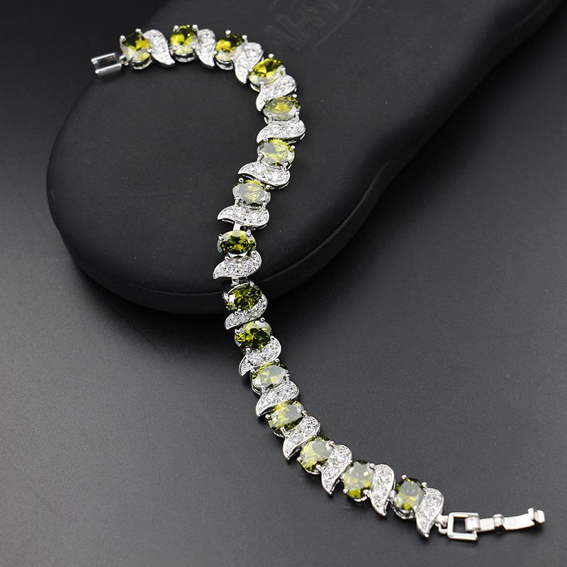 Best-selling Womens Zircon Bracelet Colorfast Fashion Live Fox Jewelry