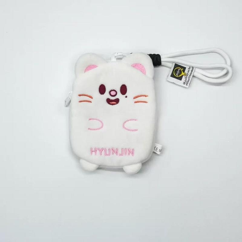 Latest Cartoon Plush Pencil Bag Makeup Bag Portable Cute Wallet Coin Bag Cartoon Bear Star Essential Gift