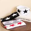 1pc Women's Headband with Star & Color-Blocking - Retro/ Horizontal Stripes & Star Motifs, Soft for Braids, Ponytails, Buns