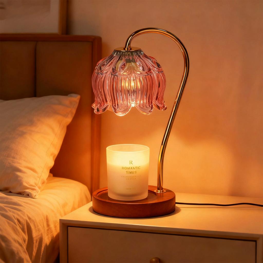 Романтическая ароматерапевтическая лампа для плавления воска, лампа для плавления свечей, лампа для плавления воска для спальни, таймер, диммирование, ароматерапевтическая лампа, аромат, подарок на день рождения