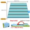 1 шт. Водонепроницаемый пескостойкий коврик для кемпинга, одеяло для пикника, пляжный коврик, портативное одеяло для кемпинга и пляжа для пеших походов, кемпинга, складное