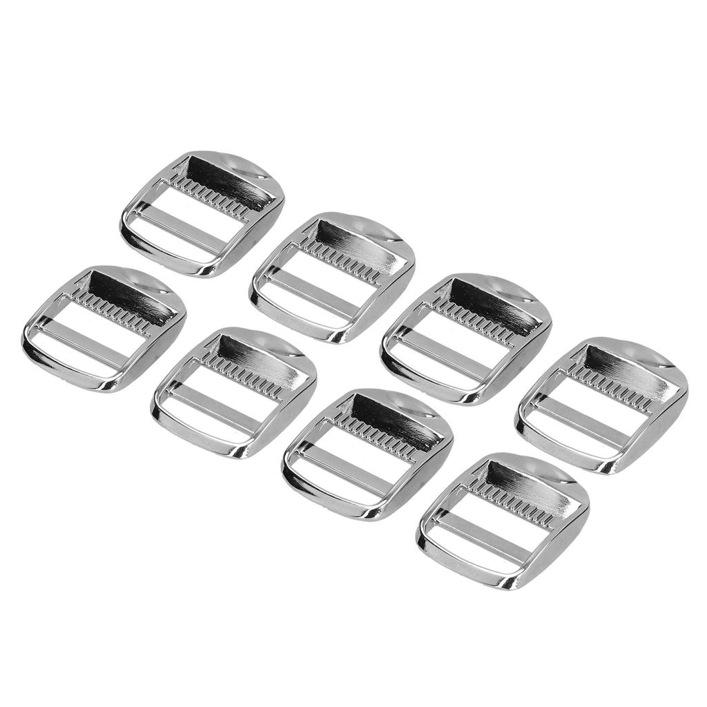 10pcs 1 Inch Metal Adjustable Release Buckle Strong Heavy Shinning Alloy Ladder Lock for DIY Bags
