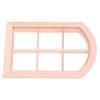 1:12 Dollhouse Miniature Wooden Arched Window Model Furniture Accessories