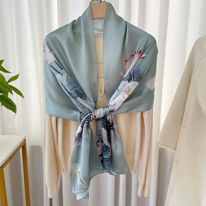 Шелковый шарф Шарф Шаль Mulberry Silk Женский шелк