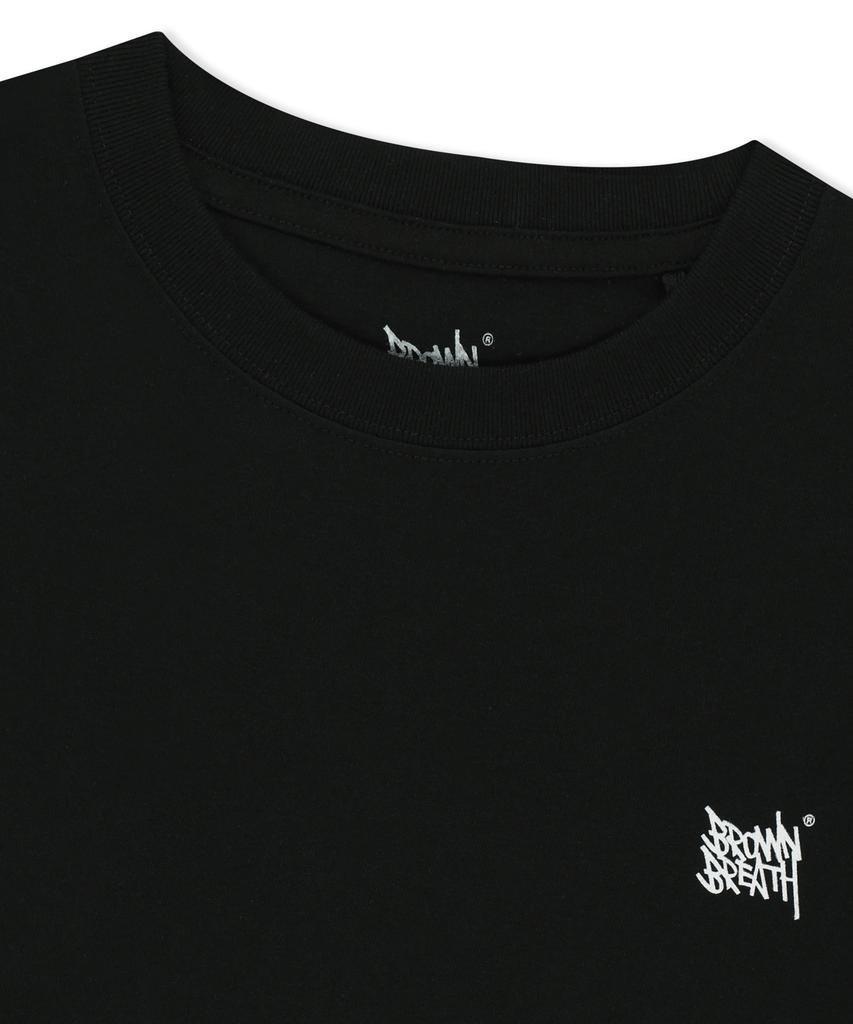 BROWNBREATH W Sleepy Tag Tee - Black