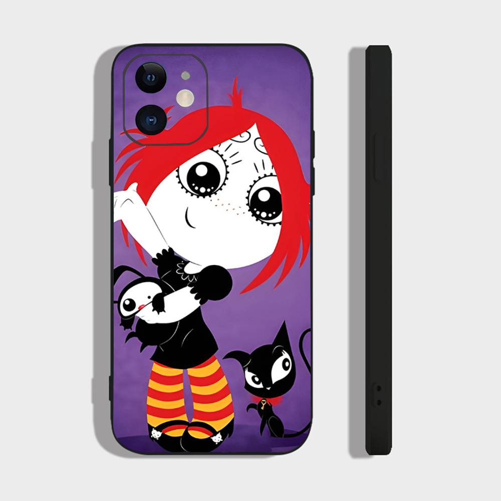 Comedy Animation R-Ruby Glow Phone Case For IPhone 17 Air 16 15 14 13 Pro Max 11 12 Black Silicone Cover