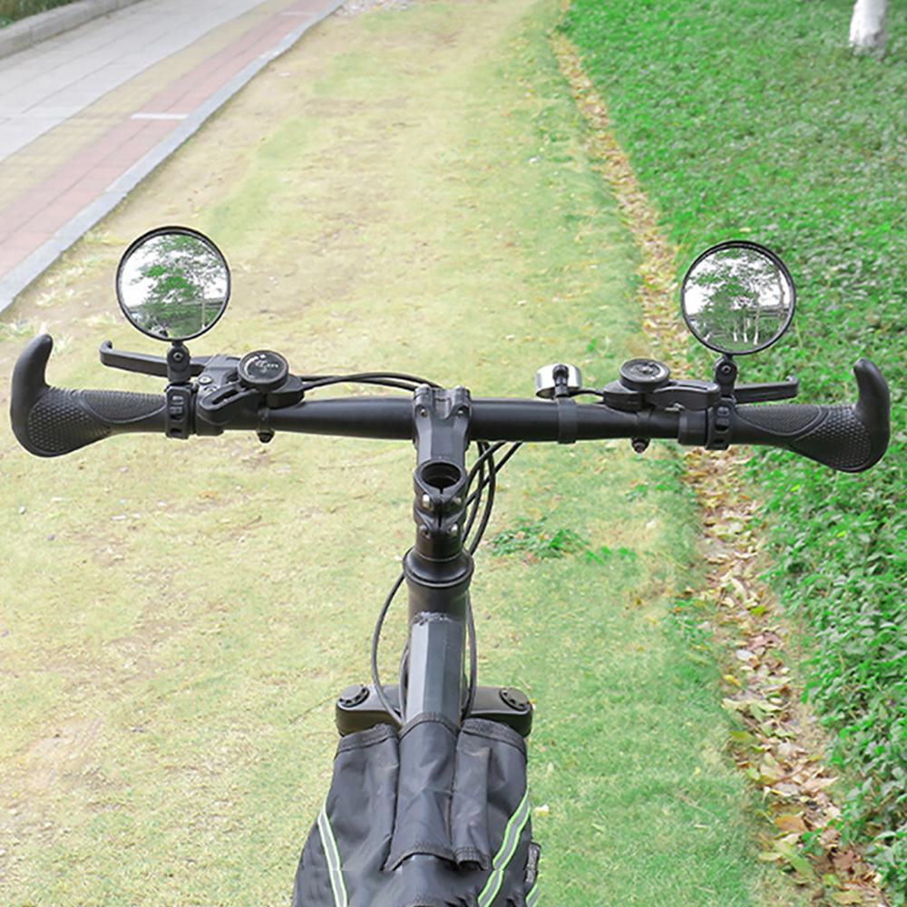 Pair Universal Handlebar Rearview Mirror for Bike Bicycle Motorcycle Adjustable