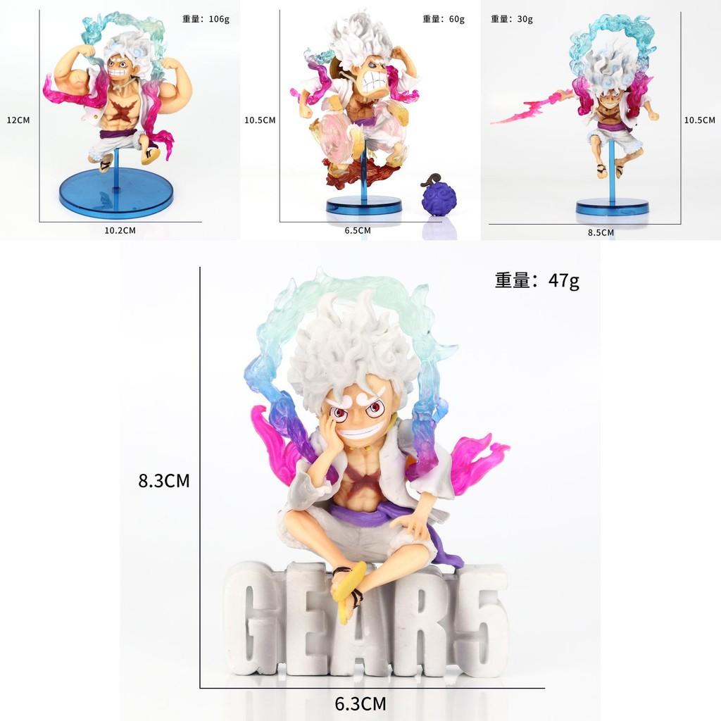 Яркая аниме-статуэтка Луффи в сидячей позе, идеально подходящая для серьезных коллекционеров и фанатов