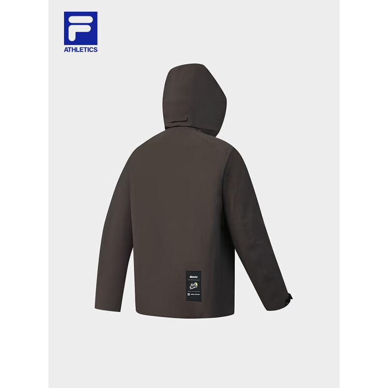 Fila Мужская базовая ветровка с капюшоном для активного отдыха