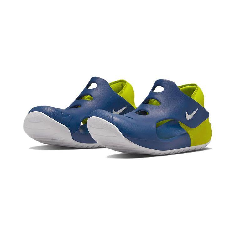 Nike Сандалии Sunray Protect 3 Спортивные сандалии Детские сандалии Сине-зеленые DH9462-402