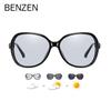 BENZEN Photochromic Polarized Sunglasses Women UV 400 Chameleon Sun Glasses Driver Driving Goggle Anti-glare Shades BS6661