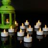 5 шт. Светодиодная свеча-огонек, без пламени, мерцающая, электронная свеча, на батарейках, безопасная, поддельная свеча для свадебной вечеринки, домашнего декора