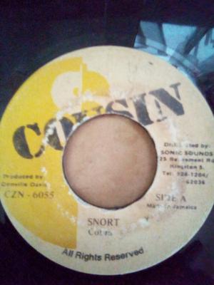 7-дюймовая пластинка MAD COBRA - Snort CZN6055 Cousin Jamaica Регги, Ска и Даб Б/У