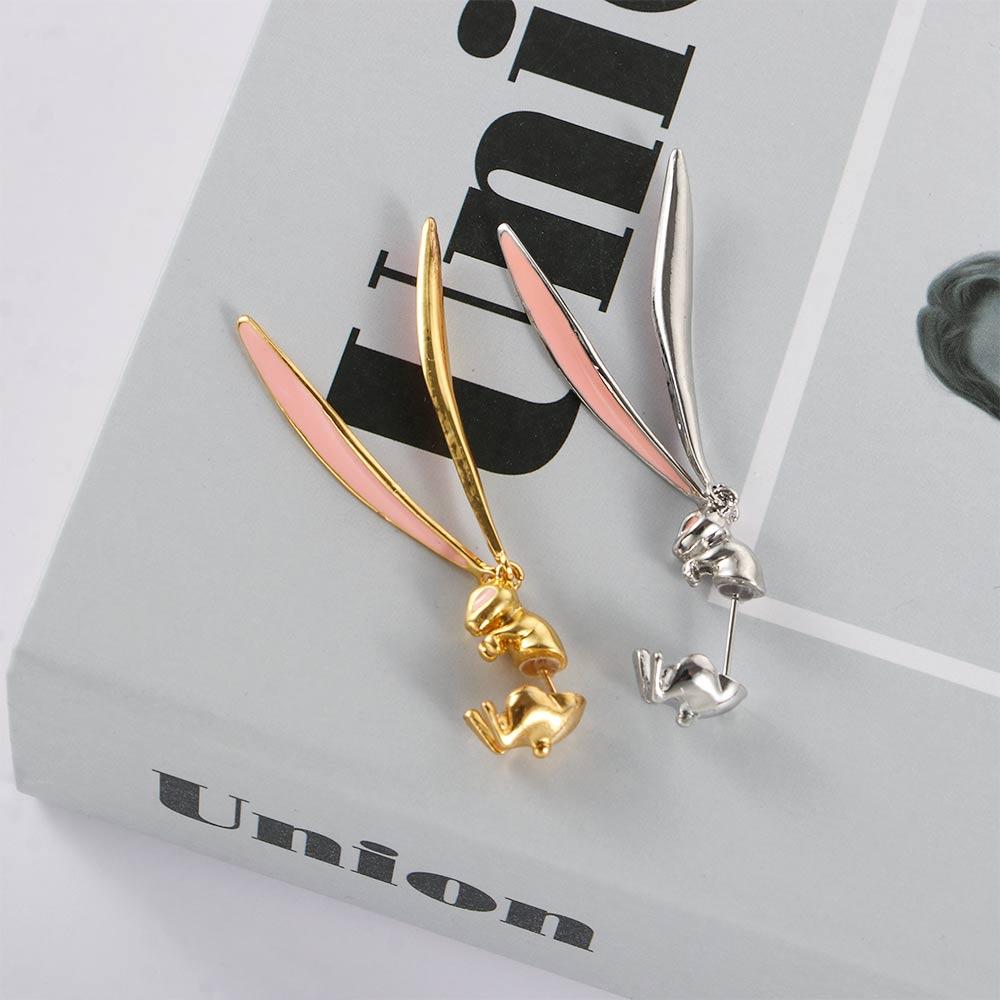 Gift For Women Rabbit Ear Long Accessories Dangle Earrings Stud Earrings Drop Earrings Jewelry