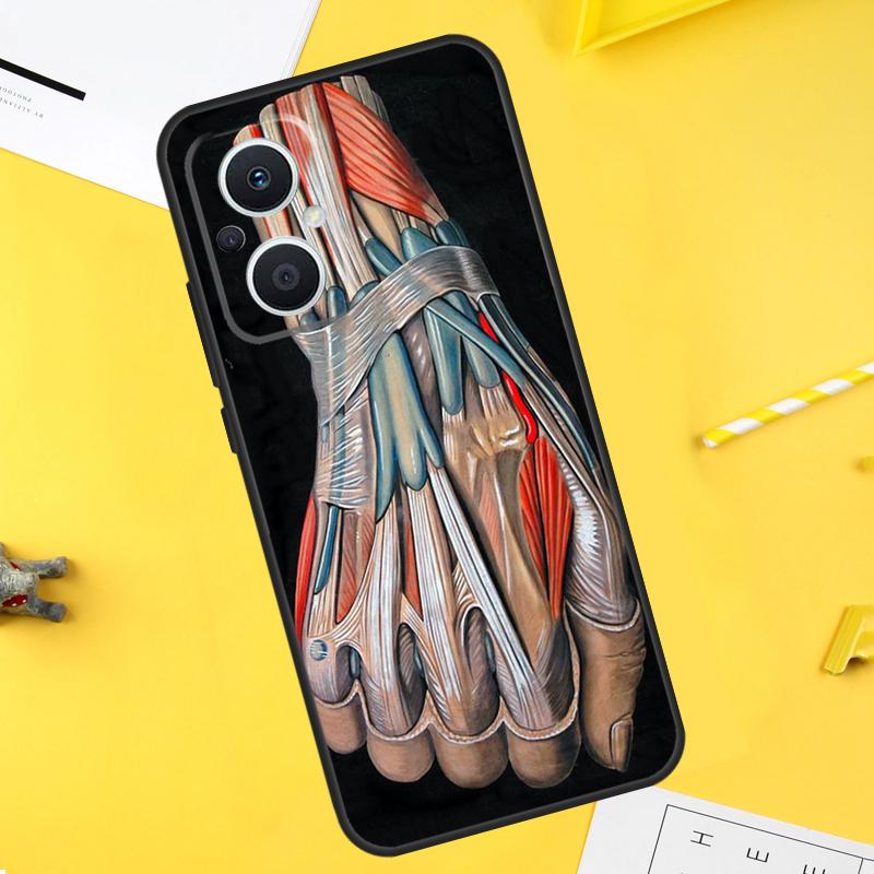 Медицинский Человеческие Органы Меридиан Арт Чехол Для OPPO Reno 10 8 Pro 4 5 6 7 Lite 8T 4Z 5Z OPPO Find X6 Pro X2 X3 Neo X5 Lite Чехол
