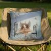 MMrs Mighetto Print Cushion Cover Soft Reversible Durable Pillow Cover MultiScene Use for Home Car Daily Comfort