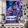 Custom Tapestry Wall Hanging, Arcane Personalized Name Text Home Wall Decor