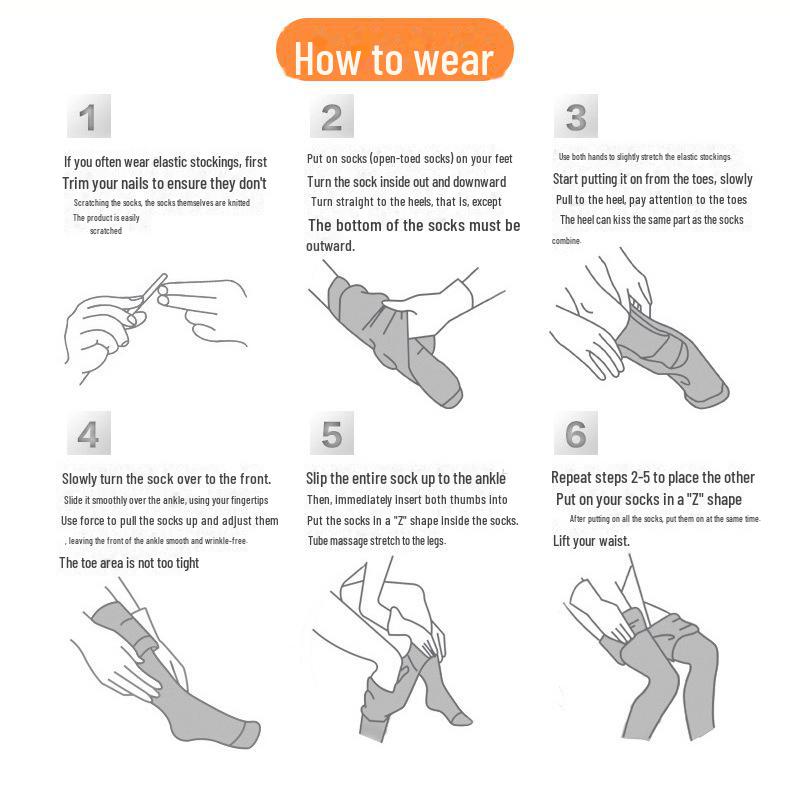 Cofu Medical Compression Stockings for Varicose Veins, Pregnancy, and Thrombosis Care