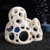 Натуральный подводный пейзаж 3D-печатная пещера для аквариумных креветок, Полый грот-укрытие для аквариума, Безопасное укрытие для петушков, для пряток, отдыха, Аксессуары