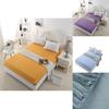 Cozy Solid Color Fitted Sheet Set Ideal For Enhancing Bedroom Comfort And Style