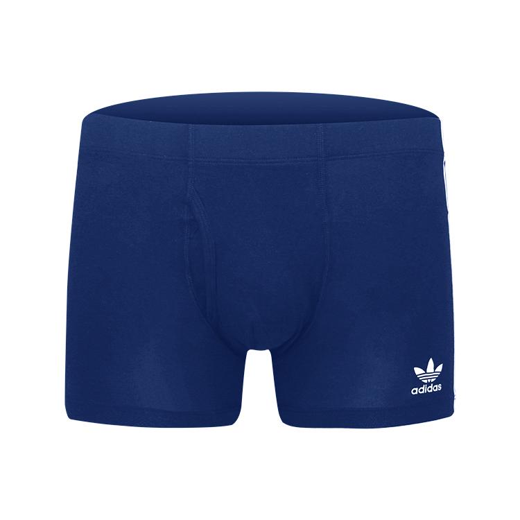 Adidas Originals Simple Solid Color Anti-Chafing Boxer Briefs 3-Pack Men Underwear 4A1M51-937
