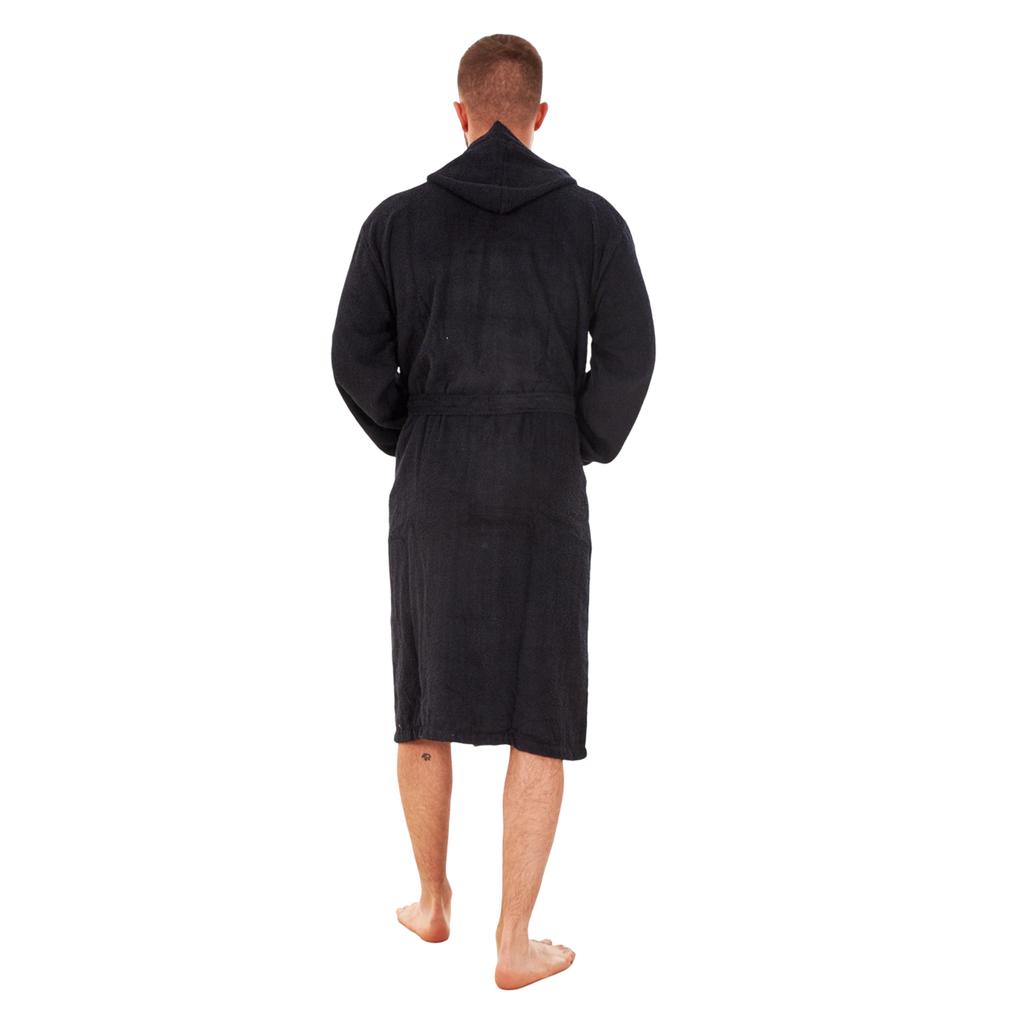 Keanu Mens Plain Cotton Dressing Gown