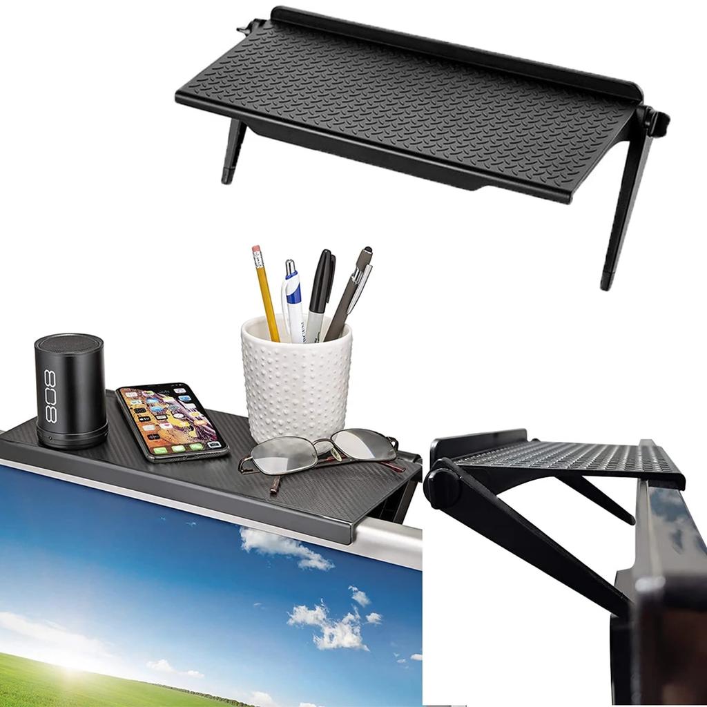 Регулируемая полка-подставка для верхней части экрана телевизора, держатель, полка для верхней части экрана компьютера, органайзер TV Buddy, полка для хранения для дома и офиса KTY