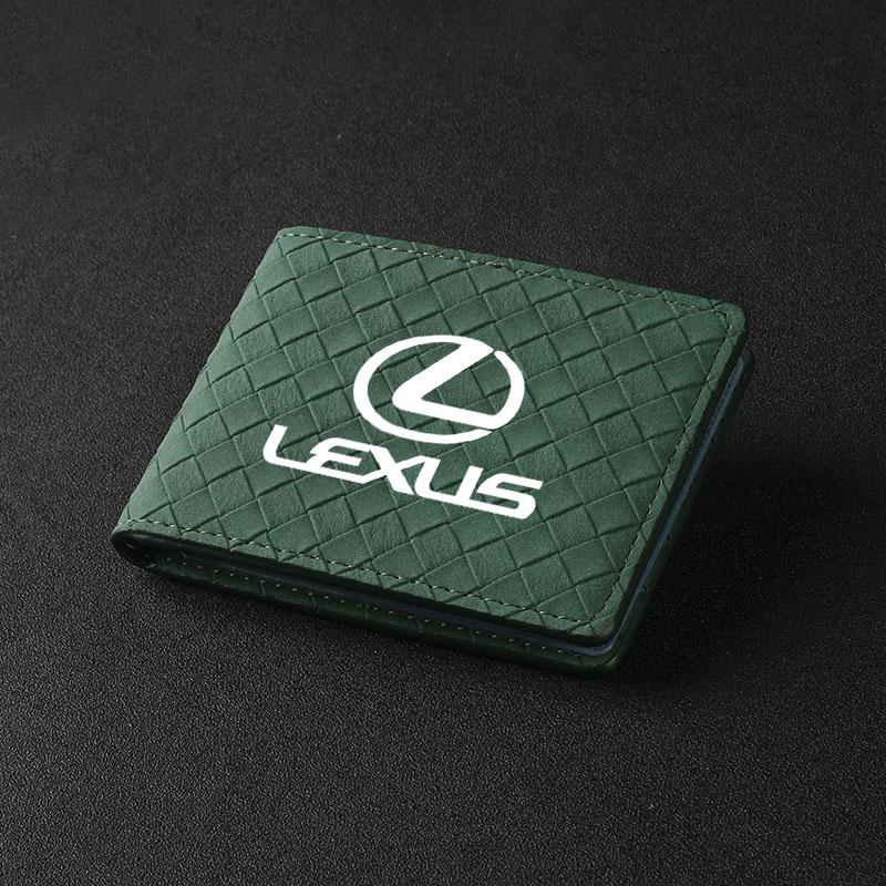 Car Driver License Wallet ID Credit Card Holder For Lexus RX300 IS200 IS250 ES350 Ct200h UX250h NX300h RX350 ES300h RX400h NX GS AL9