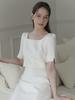 Peulomdeimomeonteu From Layered Tweed Dress_Cream