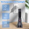 Rechargeable High-power LED Flashlight Strong Light USB Rechargeable IP65 Waterproof Outdoor Fishing Hunting Emergency Camping