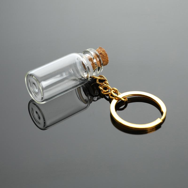 1/5 шт. Прозрачные мини-бутылочки из стекла с пробкой, декоративные баночки для записок и пожеланий, милые контейнеры для подарков, 2 мл