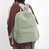 Однотонный нейлоновый рюкзак Женский рюкзак большой вместимости Студенческий легкий школьный рюкзак