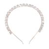 Стразы Повязка на голову Эластичная Регулируемая Изысканная Элегантная Кристальная Повязка для волос для Свадьбы Танцевальных вечеринок Фотографии