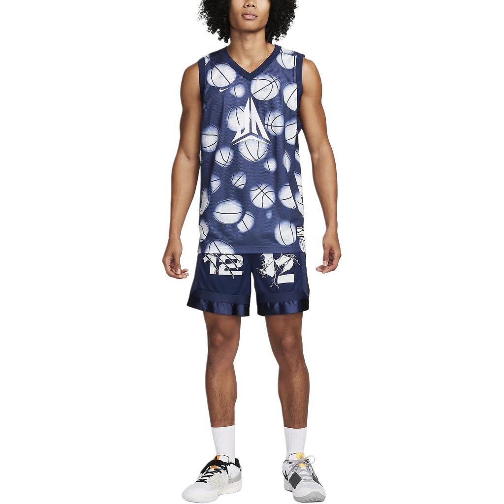 Nike Dri Fit ДНК Баскетбольная майка Баскетбольная майка Мужская Синяя FN2977-085
