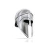 34.29cm Full Size Greek Corinthian Helmet Medieval Warrior Combat Gear Chrome 18G Steel