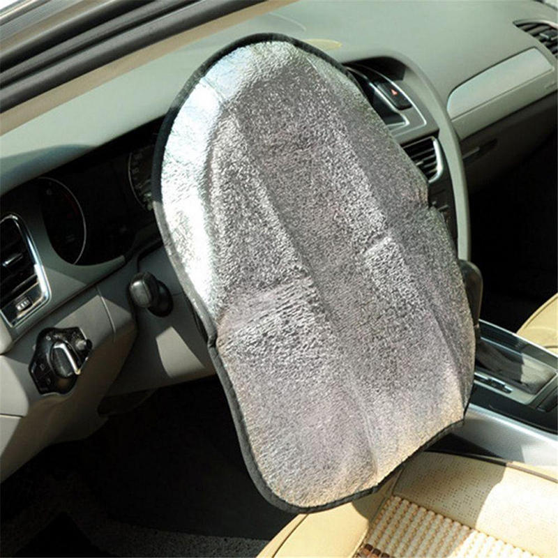 Car Steering Wheel Sun Shade Cover Universal Steer Protection Heat Reflective Interior Parts Protector