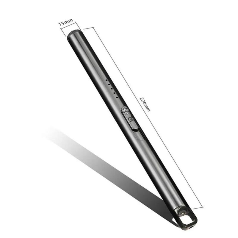 Электрические дуговые зажигалки Металлическая кухонная зажигалка Газовая плита Ветрозащитная зажигалка Свеча Уличная USB перезаряжаемая плазменная электронная зажигалка