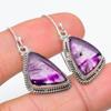 Натуральный бразильский аметист, драгоценный камень, серьга из стерлингового серебра 925 пробы, 1,50" h7j86