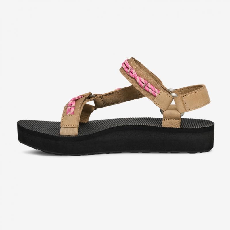 Teva Women Midform Universal Knotted Sandal Tan Stvf2613910